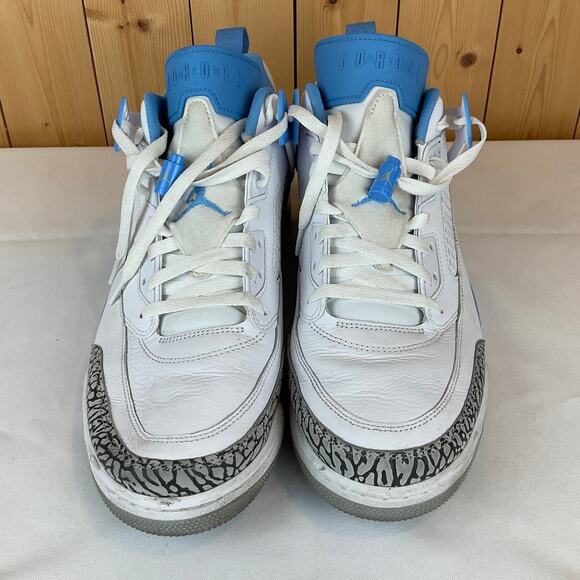 Nike Jordan Spizike Low Men's Shoes- White/Wolf Gray, Size 14 - Picture 1 of 11